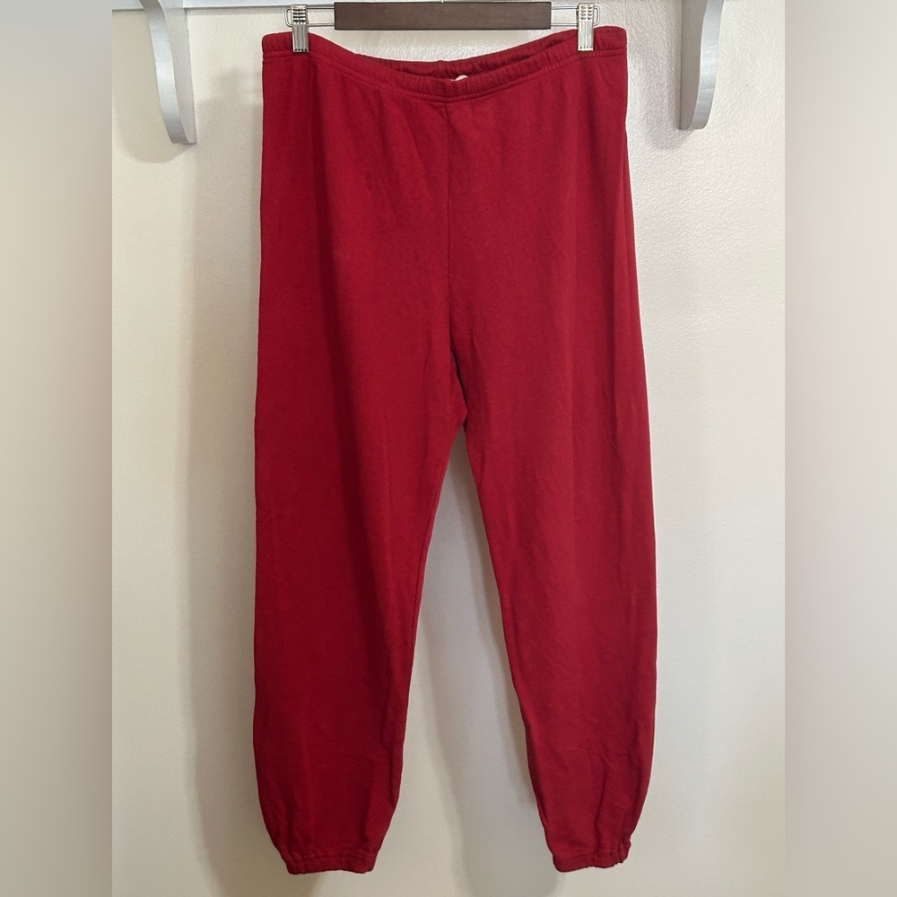 THE GREAT. Red sweatpants